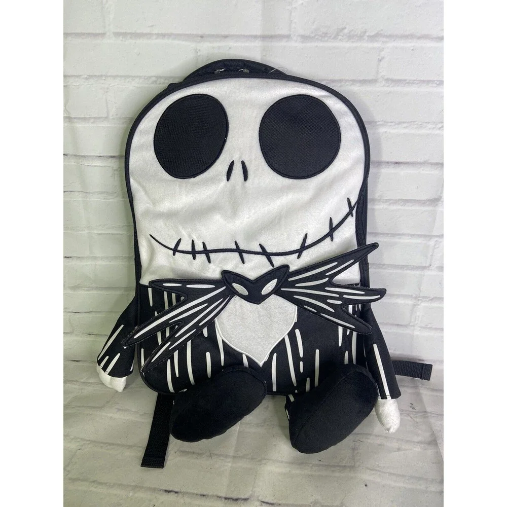 Disney The Nightmare Before Christmas Jack Skellington Plush Backpack Book Bag